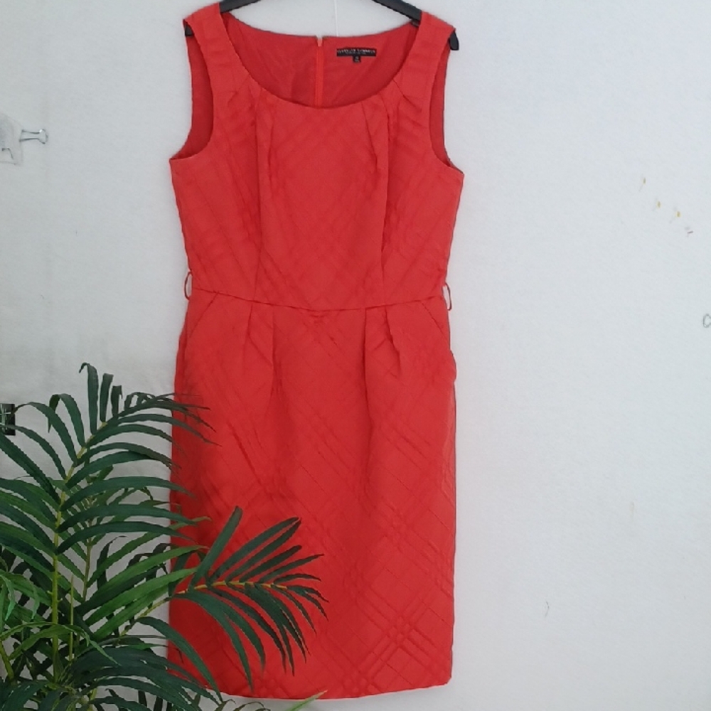 Tahari Levine/ Isabella DeMarco Skeeveless Scarlet Dress, 12